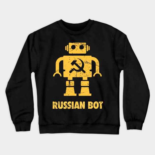 Funny Russian Bot / Internet Troll Crewneck Sweatshirt by MeatMan